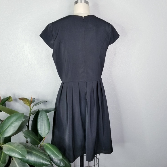 Rhythm and echo fit and flare little black dress size large - Picture 3 of 7